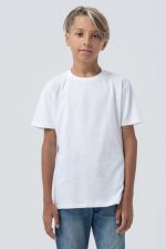 Футболка детская Regent Fit Kids, белая — изображение 4