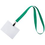 Лента для бейджа Neckband, зеленая — изображение 2