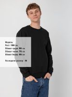 Толстовка Unit Toima Heavy, черная — изображение 6