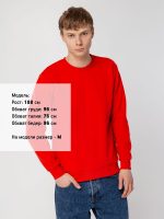 Толстовка Unit Toima Heavy, красная — изображение 10