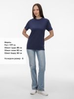 Футболка унисекс T-Bolka 180, темно-синяя — изображение 10