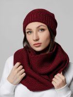 Снуд Brugge, бордовый — изображение 6