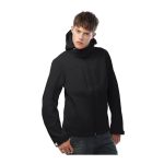 Куртка мужская Hooded Softshell черная — изображение 9