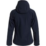 Куртка женская Hooded Softshell темно-синяя — изображение 3