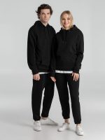 Толстовка с капюшоном унисекс Hoodie, черная — изображение 14