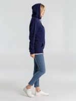 Толстовка с капюшоном унисекс Hoodie, темно-синяя — изображение 9