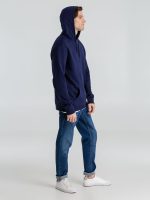 Толстовка с капюшоном унисекс Hoodie, темно-синяя — изображение 14