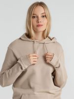 Толстовка с капюшоном унисекс Hoodie, бежевая — изображение 10