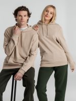 Толстовка с капюшоном унисекс Hoodie, бежевая — изображение 14