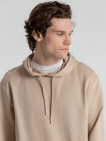 Толстовка с капюшоном унисекс Hoodie, бежевая — изображение 6