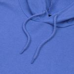 Толстовка с капюшоном унисекс Hoodie, ярко-синий меланж — изображение 3