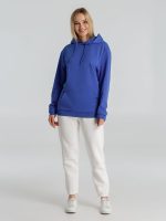 Толстовка с капюшоном унисекс Hoodie, ярко-синий меланж — изображение 8