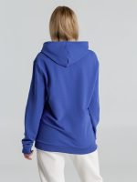 Толстовка с капюшоном унисекс Hoodie, ярко-синий меланж — изображение 7
