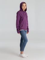 Толстовка с капюшоном унисекс Hoodie, фиолетовый меланж — изображение 9