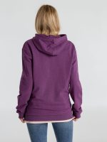 Толстовка с капюшоном унисекс Hoodie, фиолетовый меланж — изображение 7