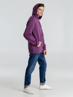 Толстовка с капюшоном унисекс Hoodie, фиолетовый меланж — изображение 14