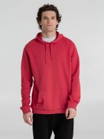 Толстовка с капюшоном унисекс Hoodie, красный меланж — изображение 6