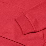 Толстовка с капюшоном унисекс Hoodie, красный меланж — изображение 4