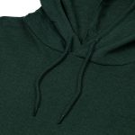 Толстовка с капюшоном унисекс Hoodie, темно-зеленый меланж — изображение 3