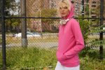 Толстовка с капюшоном женская Hoodie, светло-желтая — изображение 5