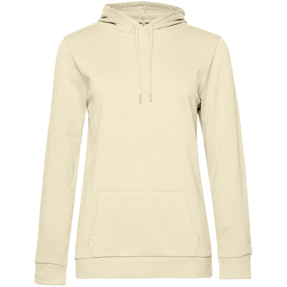 ww04w199_3_1000x1000 Толстовка с капюшоном женская Hoodie, светло-желтая — изображение 1