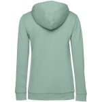 Толстовка с капюшоном женская Hoodie, серо-зеленая — изображение 2