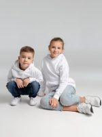 Толстовка детская Stellar Kids, белая — изображение 11