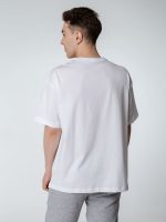 Футболка оверсайз мужская Boxy Men, белая — изображение 5