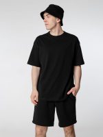 Футболка оверсайз мужская Boxy Men, черная — изображение 4