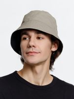 Панама Nylon двусторонняя, черная с хаки — изображение 3