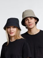 Панама Nylon двусторонняя, черная с хаки — изображение 7