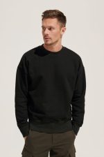 Свитшот унисекс Authentic, черный — изображение 4