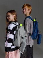 Детский рюкзак Base Kids с пеналом, темно-синий — изображение 11