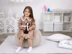 Мягкая игрушка Beastie Toys, мишка с белым шарфом — изображение 9