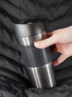 Термостакан Solingen Grip, серо-стальной — изображение 6