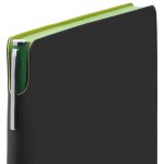 Ежедневник Flexpen Black, недатированный, черный с зеленым — изображение 3