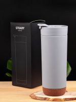 Термостакан Steady, серый — изображение 9