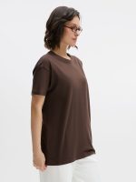 Футболка унисекс Regent 150, темно-коричневая (шоколад) — изображение 9
