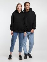 Худи оверсайз Kulonga Comfort Heavy, черное — изображение 10