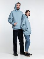 Худи Kulonga Oversize, серо-голубое — изображение 13