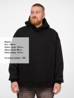 Худи Kulonga Oversize, черное — изображение 9