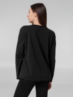 Футболка с длинным рукавом Lehta, черная — изображение 10