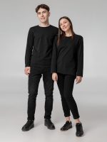 Футболка с длинным рукавом Lehta, черная — изображение 12