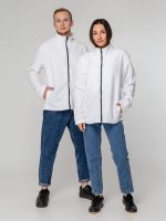 Куртка флисовая унисекс Manakin, белая — изображение 13