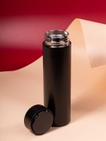 Смарт-бутылка с заменяемой батарейкой Long Therm, черная — изображение 12