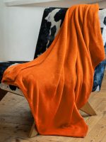 Плед Plush, оранжевый — изображение 7