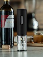 Электрический штопор с ножом для фольги Wine Diesel, черный — изображение 7