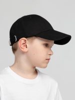 Бейсболка детская Capture Kids, черная — изображение 4