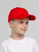 Бейсболка детская Capture Kids, красная — изображение 4