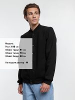 Бомбер Graduate, черный — изображение 8